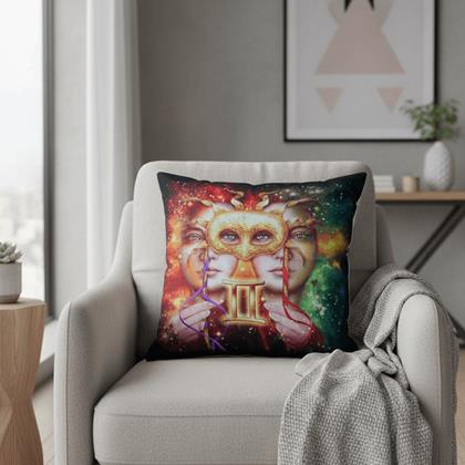 Kép valamiből Párnahuzat állatövi jegyekkel - Ikrek