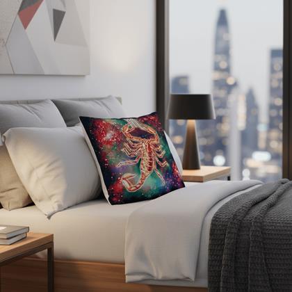 Kép valamiből Párnahuzat állatövi jegyekkel - skorpió