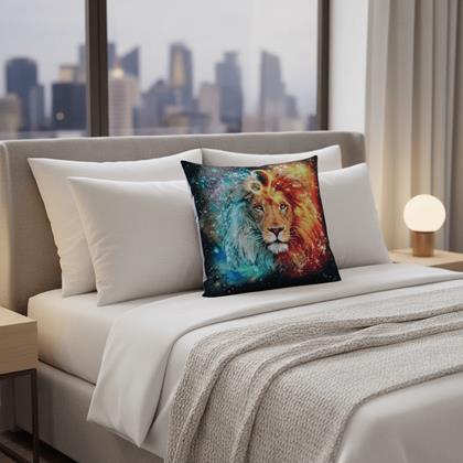 Kép valamiből Párnahuzat állatövi jegyekkel - oroszlán