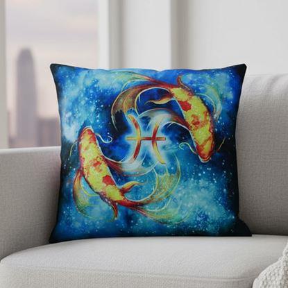 Kép Párnahuzat állatövi jegyekkel