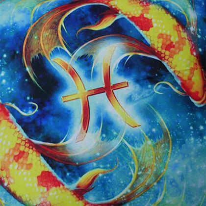 Kép valamiből Párnahuzat állatövi jegyekkel - halak