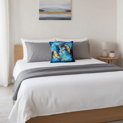 Kép valamiből Párnahuzat állatövi jegyekkel - halak