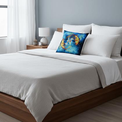 Kép valamiből Párnahuzat állatövi jegyekkel - halak