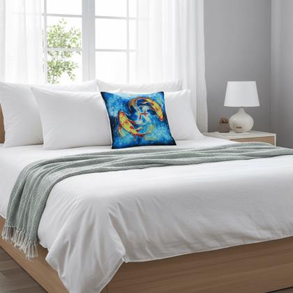 Kép valamiből Párnahuzat állatövi jegyekkel - halak