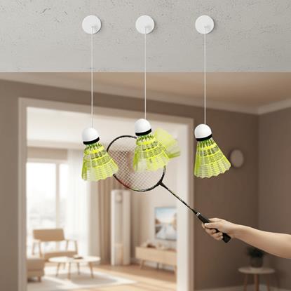 Kép Tollaslabda edző 3 tollaslabdával