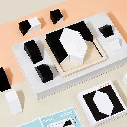 Kép valamiből Fekete-fehér tangram