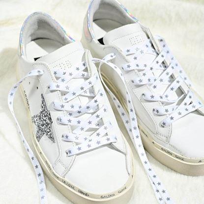 Kép Fűzők reflektív csillagokkal