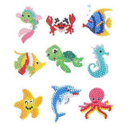 Kép valamiből Gyémántszemes kirakó matricára  -  tengeri világ