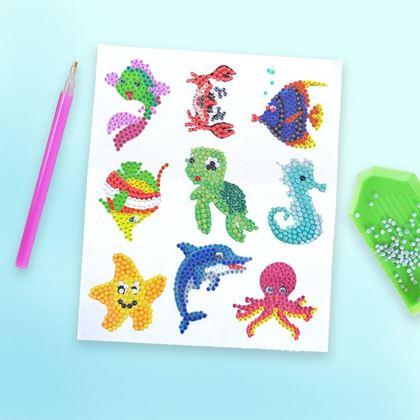 Kép valamiből Gyémántszemes kirakó matricára  -  tengeri világ