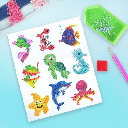 Kép valamiből Gyémántszemes kirakó matricára  -  tengeri világ