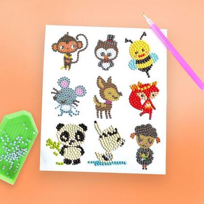 Kép valamiből Gyémántszemes kirakó matricára  -  állatok