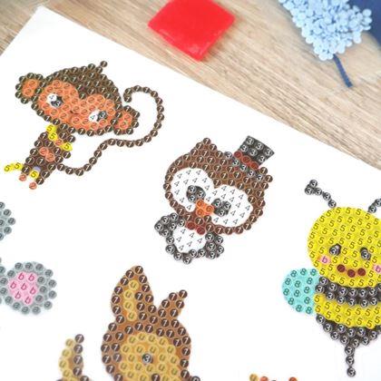 Kép valamiből Gyémántszemes kirakó matricára  -  állatok