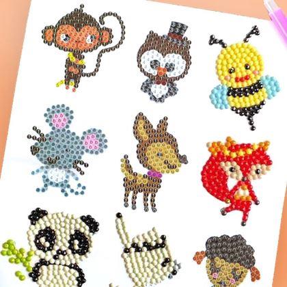 Kép valamiből Gyémántszemes kirakó matricára  -  állatok