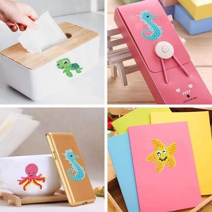 Kép valamiből Gyémántszemes kirakó matricára  -  tengeri világ