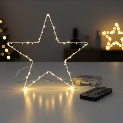 Kép valamiből Karácsonyi LED fém csillag