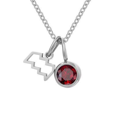 Kép valamiből Zodiákus jegyes medálos nyaklánc - Vízöntő