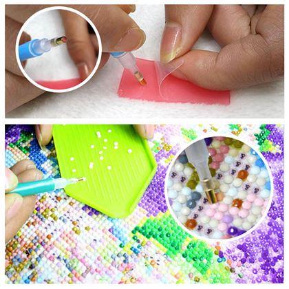 Kép valamiből Diamantové malování deluxe - páv