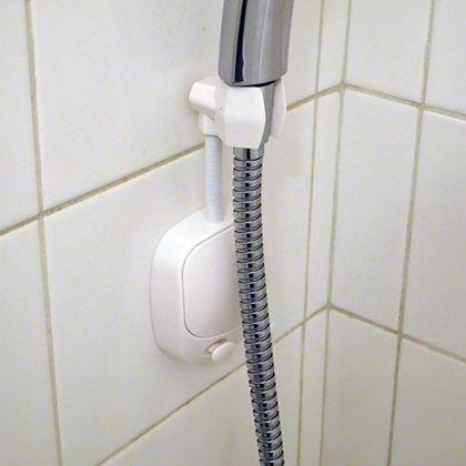Kép valamiből Öntapadós zuhanytartó  -  fehér