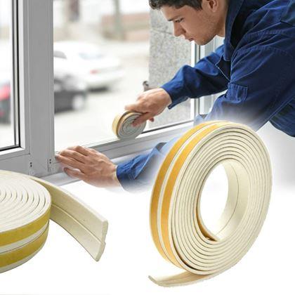 Kép valamiből Öntapadós ablak- és ajtószigetelő 2,5 m -  fehér