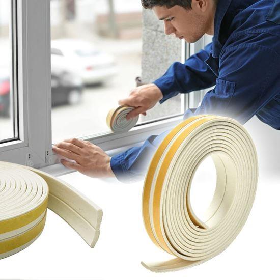 Kép valamiből Öntapadós ablak- és ajtószigetelő 2,5 m -  fehér