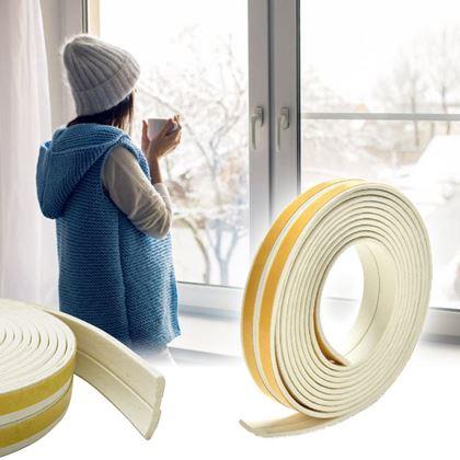 Kép valamiből Öntapadós ablak és ajtó tömítés  -  fehér