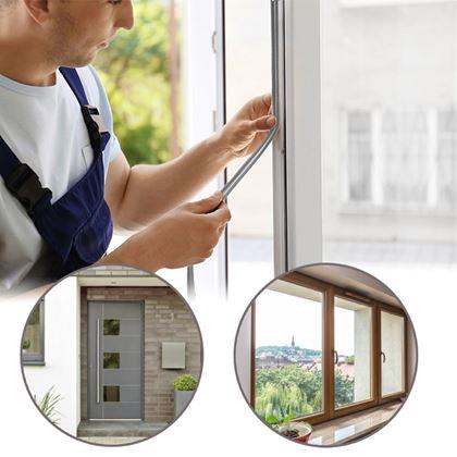 Kép valamiből Öntapadós ablak- és ajtószigetelő 2,5 m -  szürke