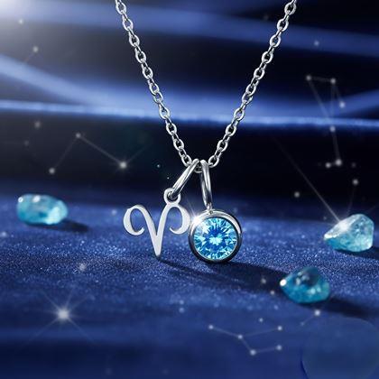 Kép valamiből Zodiákus jegyes medálos nyaklánc - Kos