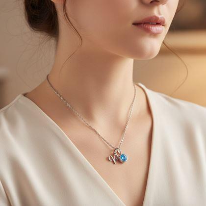 Kép valamiből Zodiákus jegyes medálos nyaklánc - Kos