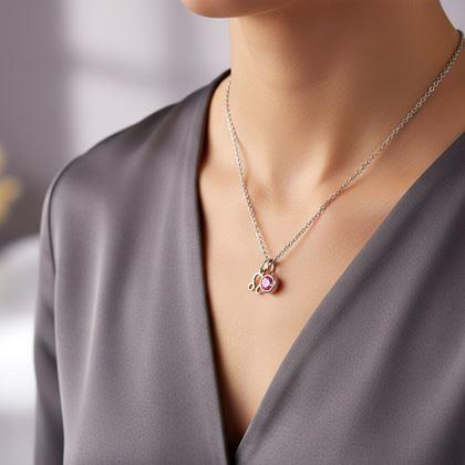 Kép valamiből Zodiákus jegyes medálos nyaklánc - Oroszlán