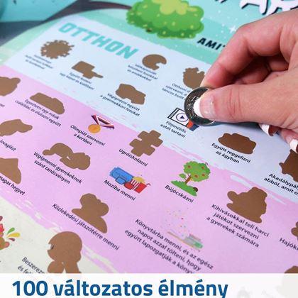 Kép valamiből Kaparós poszter - 100 dolog, amit át kell élned a gyerekekkel