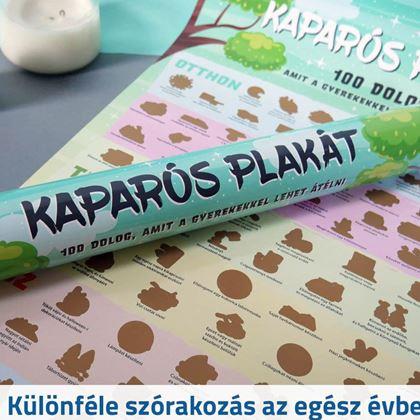Kép valamiből Kaparós poszter - 100 dolog, amit át kell élned a gyerekekkel
