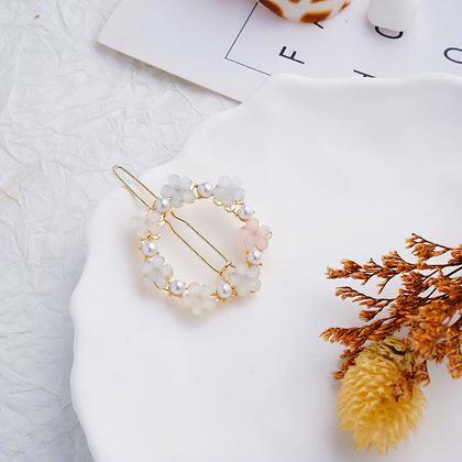 Kép valamiből Virágos hajcsatok kövekkel 4 darab