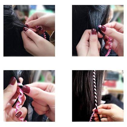 Kép valamiből Hajdíszek – spirálok gyöngyökkel, 6 db