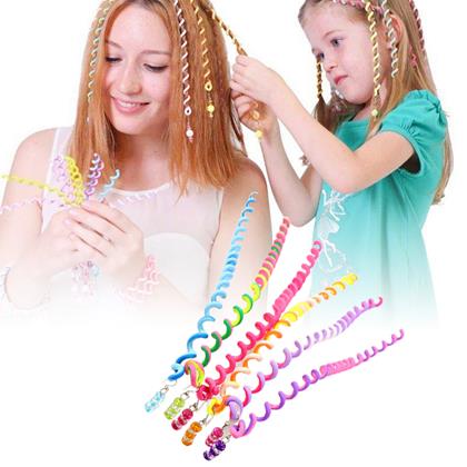 Kép valamiből Hajdíszek – spirálok gyöngyökkel, 6 db