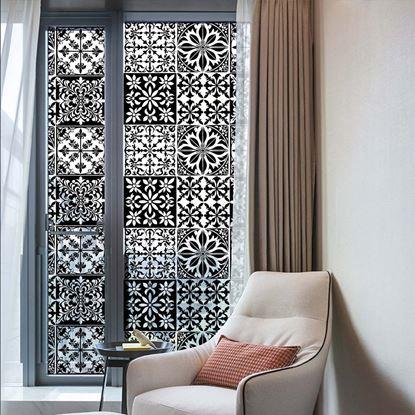 Kép Díszes ablakfólia - vintage mozaik