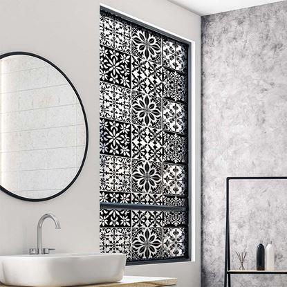 Kép Díszes ablakfólia - vintage mozaik