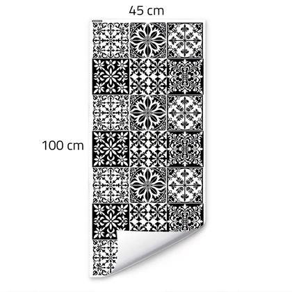 Kép valamiből Díszes ablakfólia - vintage mozaik