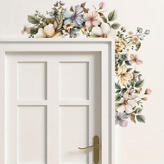 Kép valamiből Virágos falmatrica