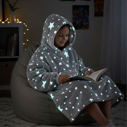 Kép valamiből Világító gyerek pulóver - csillagok