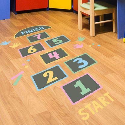 Kép Padlóra ragasztható matricák - ugróiskola