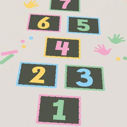 Kép valamiből Padlóra ragasztható matricák - ugróiskola