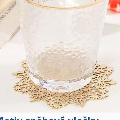 Kép Hópehely alakú poháralátét 