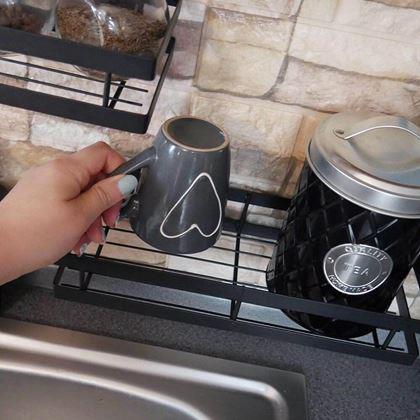 Kép valamiből Fém levehető fali polc 35 cm