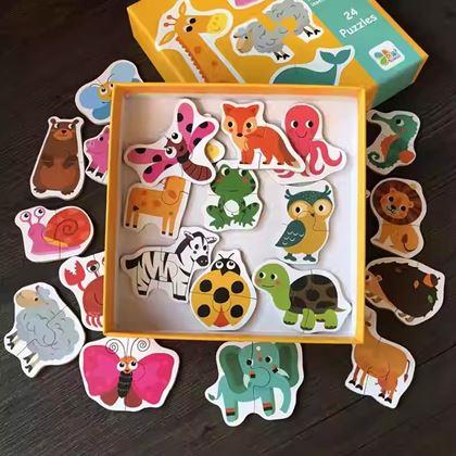 Kép valamiből Gyerek puzzle - állatok