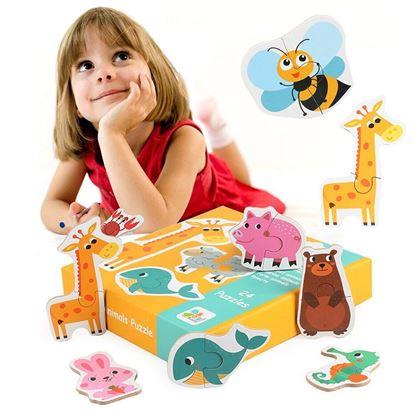 Kép valamiből Gyerek puzzle - állatok