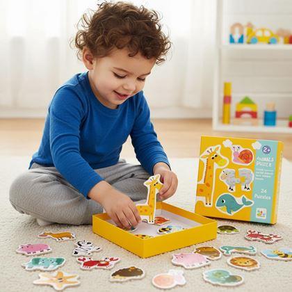 Kép valamiből Gyerek puzzle - állatok