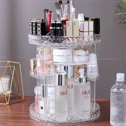 Kép valamiből Forgatható állvány kozmetikumokhoz