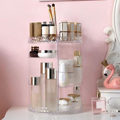 Kép valamiből Forgatható állvány kozmetikumokhoz