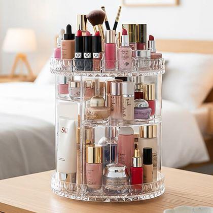 Kép valamiből Forgatható állvány kozmetikumokhoz