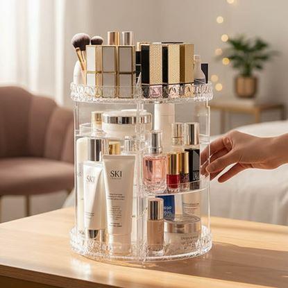 Kép Forgatható állvány kozmetikumokhoz